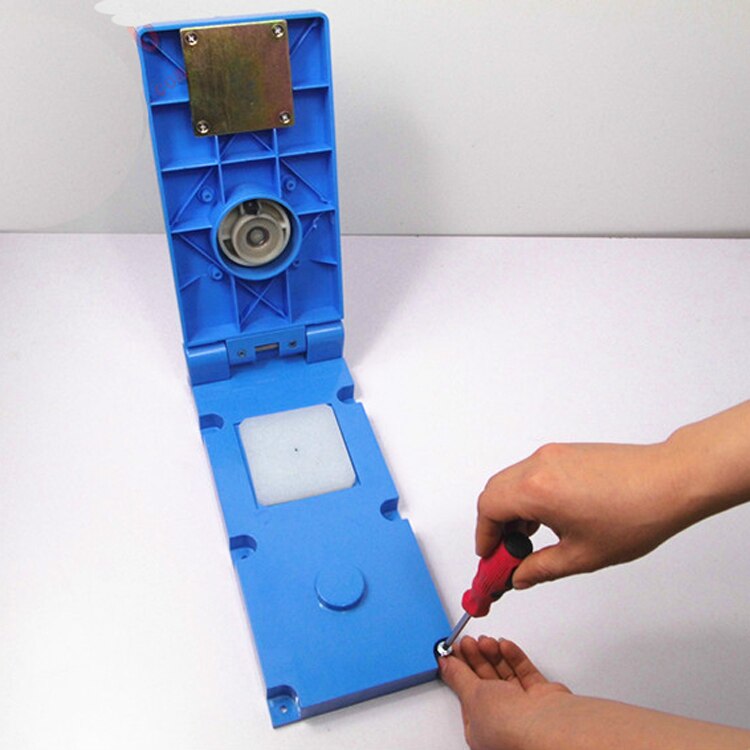 Manual Curtain Hole Eyelet Puncher Blue Punch Machine