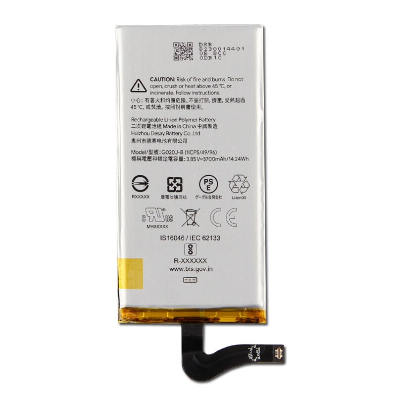 Original Ersatz Batterie G020J-B Für Google Pixel 4 XL Pixel4 XL Telefon Batterien 3700mAh