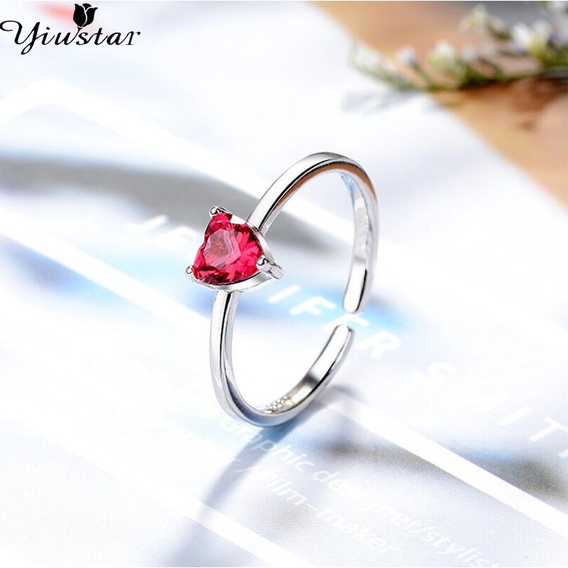 Yiustar Mode Verstelbare Groene Bladeren Ringen Voor Vrouwen Meisjes Sieraden Huwelijksgeschenken Mini Leuke Elegante Open Knuckle Vinger: 191