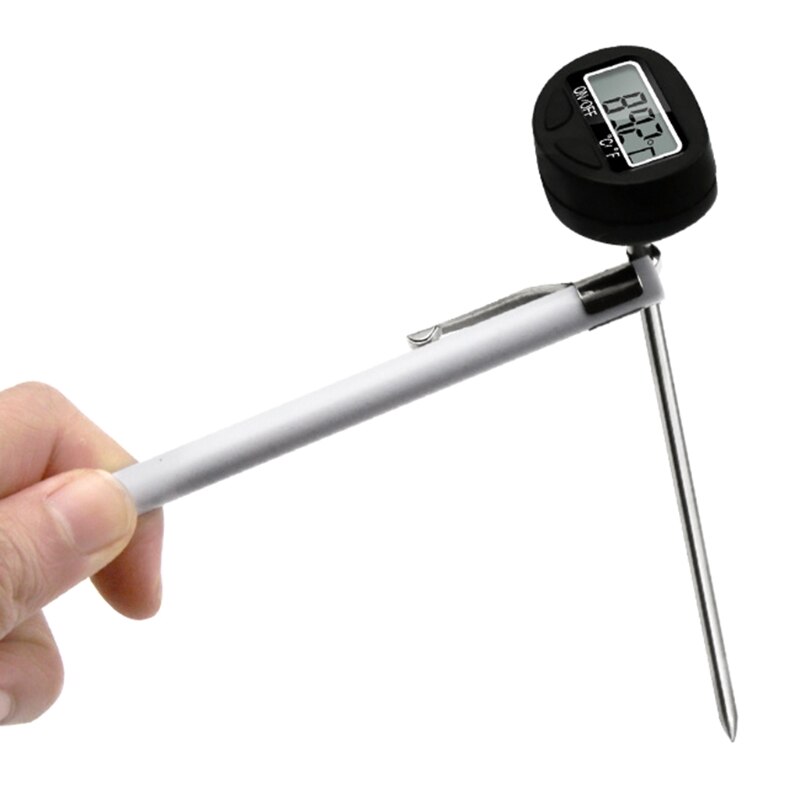 Digital Instant Read Meat Thermometer Food Thermometer Probe Stainless Steel Cooking Smoker Grill BBQ Thermometer Use