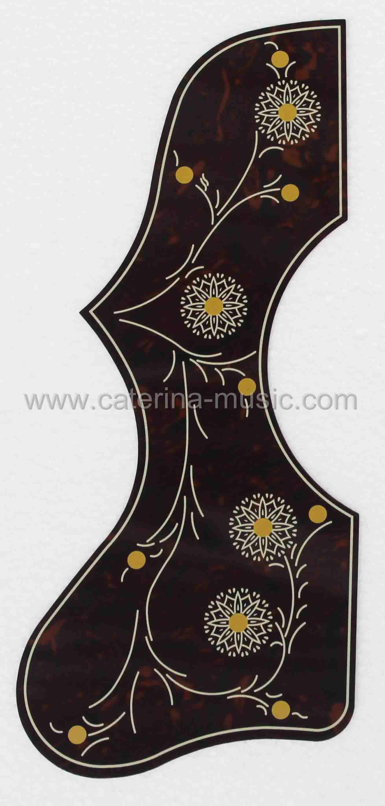 right hand and left hand J200 guitar pickguard, pickguards for J200 guitar,2mm thickness celluloid inlays Pick-guard,: D 1.2mm  left hand