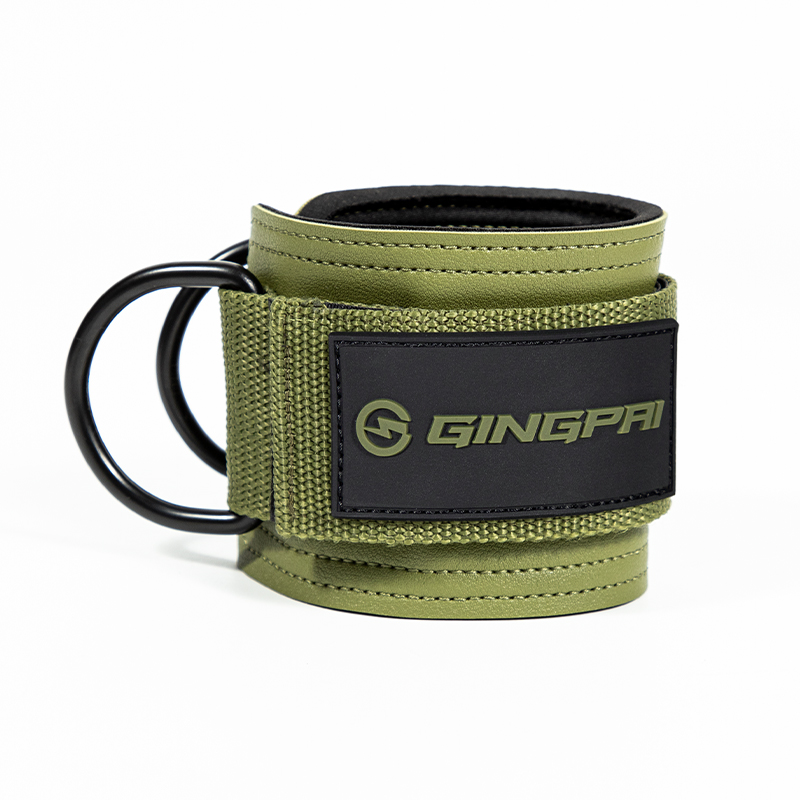 Ankle Strap for Cable Machines and Resistance Bands, Work Out Cuff Attachment for Home & Gym, Glute Workouts - Kickbacks: GOLD