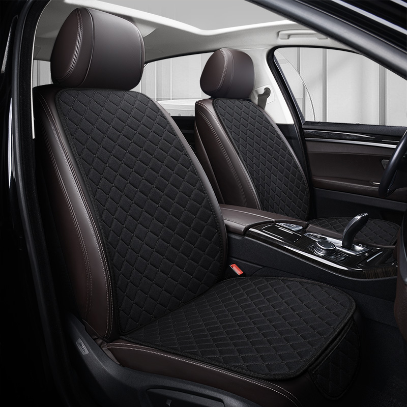 Breathable fabric fabric linen car seat cover Four Seasons General Motors seat cover cushion car seat protection pad car interio