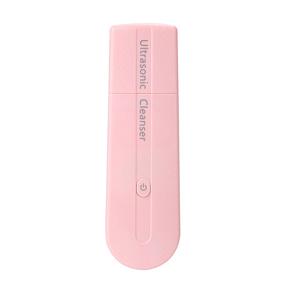 Ultrasonic Skin Scrubber/Facial Skin Spatula/Blackhead Remover Tools Pore Cleaner Scrubber Spatula, Comedones Deep Cleansing: pink