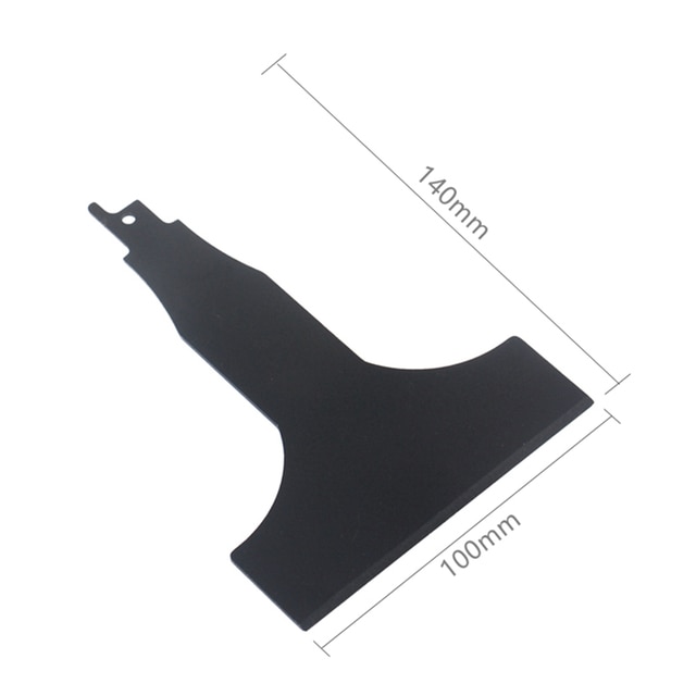 140mm Multifunctional Scraper HCS Reciprocating Saw Blades Shovel For Cleaning Removal Tile Grout Electric Shovel Wall Scraper: 100mm