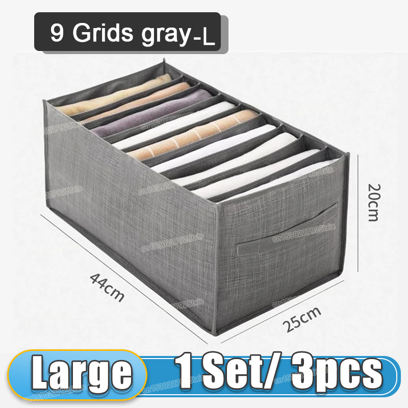 Caja de almacenamiento de ropa, organizador de ropa interior, sujetador, organizador de guardarropa, cajones, cajas separadoras, suministros de almacenamiento para el hogar: Multicolor