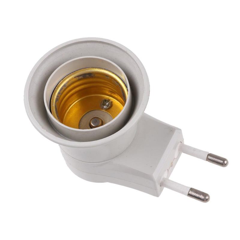 E27 skrue lampe pære sokkel sokkel holder brakett ledet pære adapter m/bryter