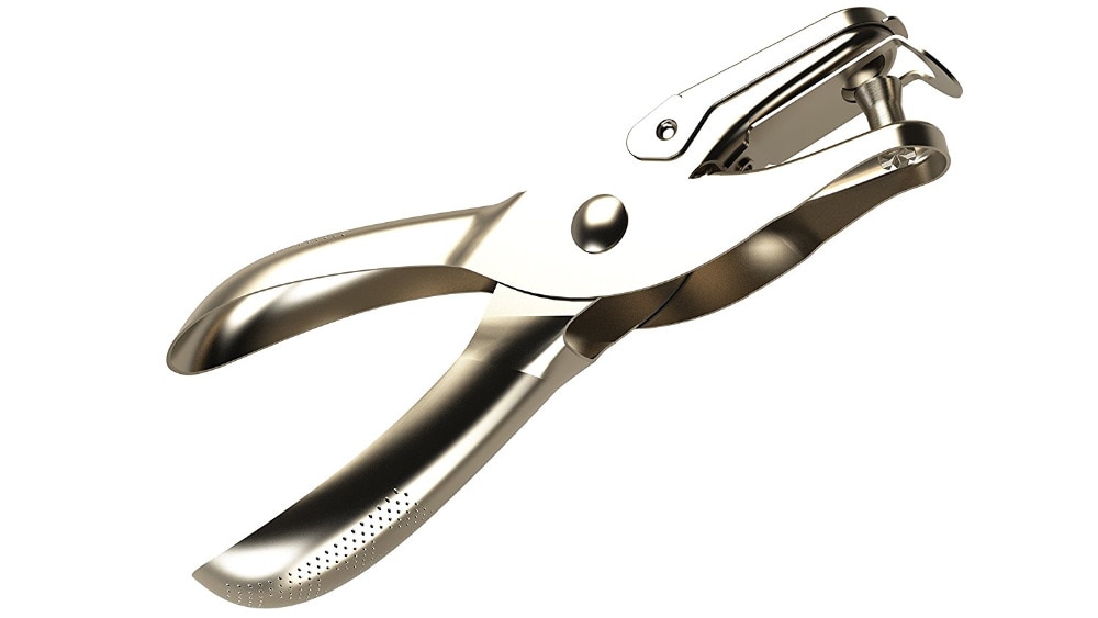 Metal Puncher for Quick and Easy Holes in Cardstock and Any Size Paper or Binder, Perfect for Arts, Crafts and Designs