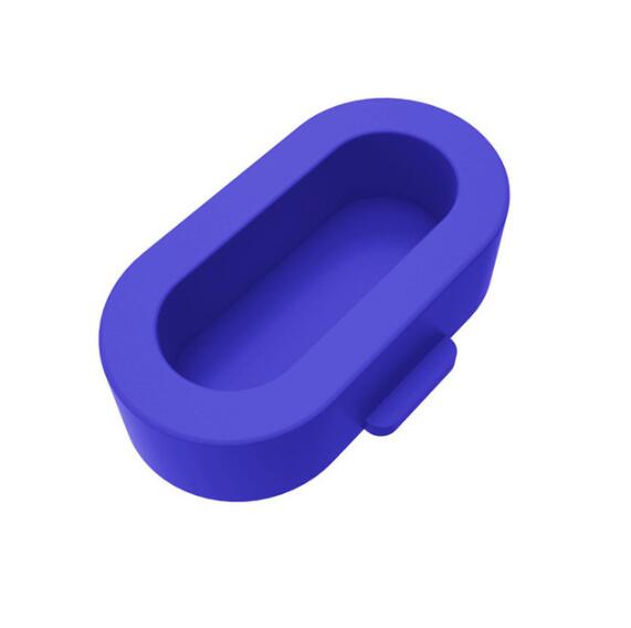 Carregador de proteção plug capa capa protetor caso para garmin fenix 5/5S/5x plus 6/6 s/6x pro venu vivoactive 4S/4/3 945 935 245 45: Blue