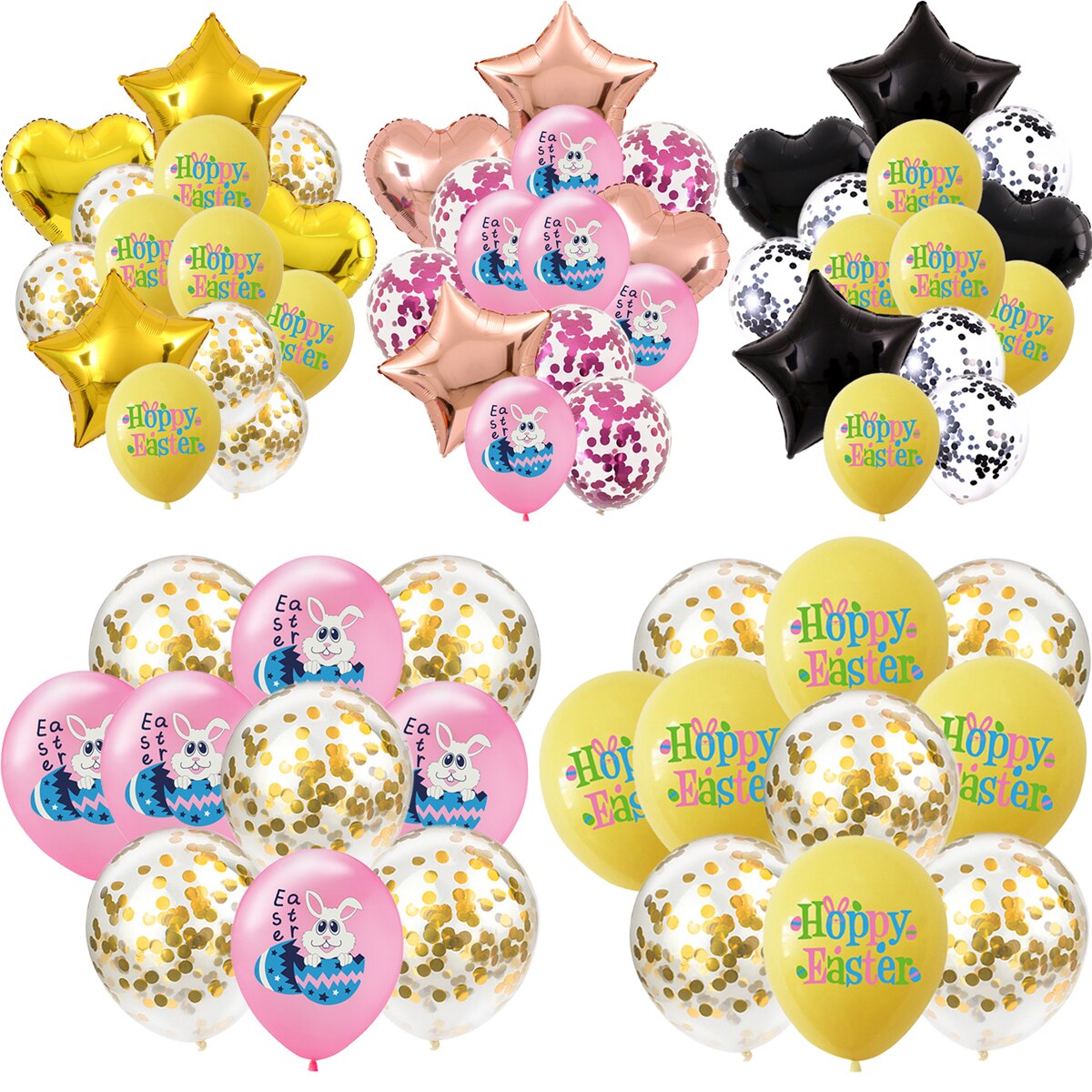 Animal Gold Balloon The rabbit Birthday Easter egg Party Game Decorations Children's day Foil Balloons Kid Boy Baby Shower