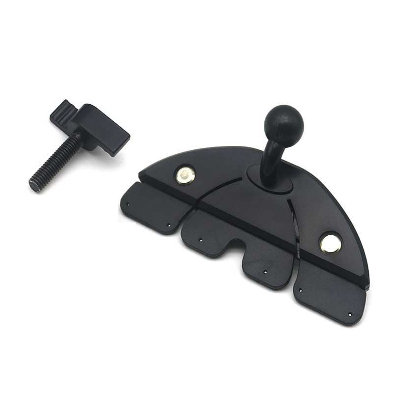 Universel Bilholder 17mm Kugle - CD Slot Montering - Til iPhone 13/12/6: Sort