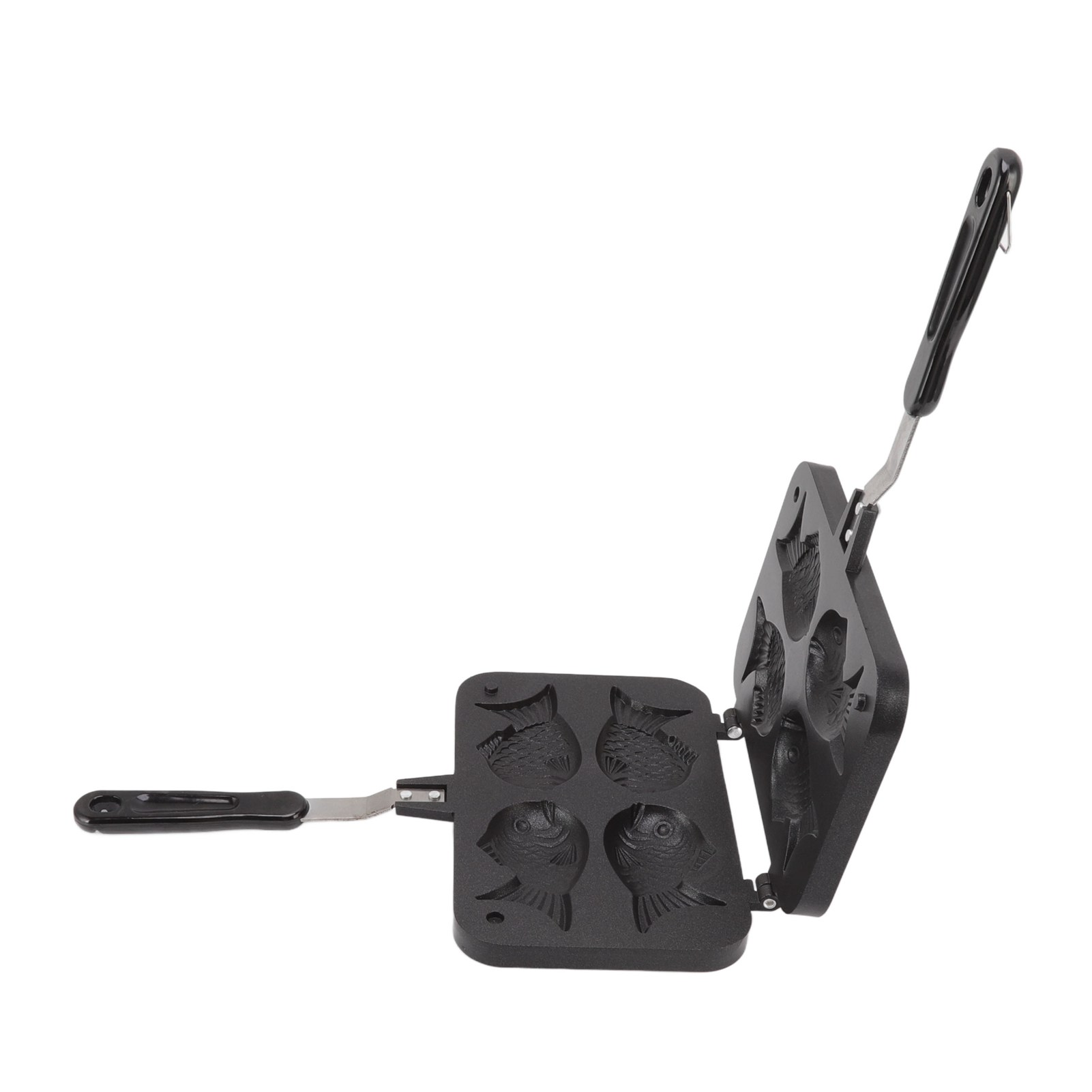 Taiyaki teglia in lega di alluminio antiaderente bifacciale Taiyaki a forma di pesce torta creatore cialda stampo da forno per la cucina di casa