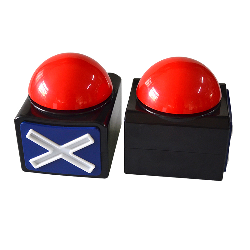 Spil svar buzzer alarm knap med lydlys trivia quiz got talent fku 66