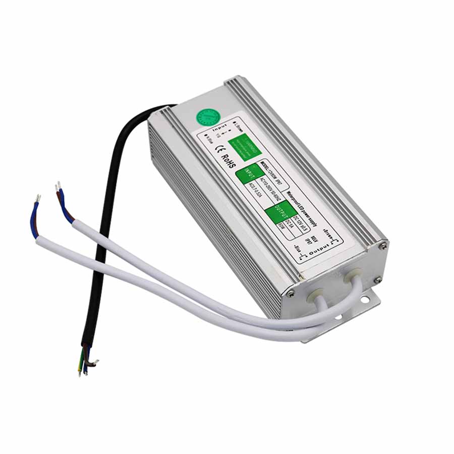 Vanntett  ip67 led strømforsyningsdriver ac  dc 12v/24v 10w 15w 20w 25w 30w 36w 45w 50w 60w 80w 100w 120w 150w for led-stripelys