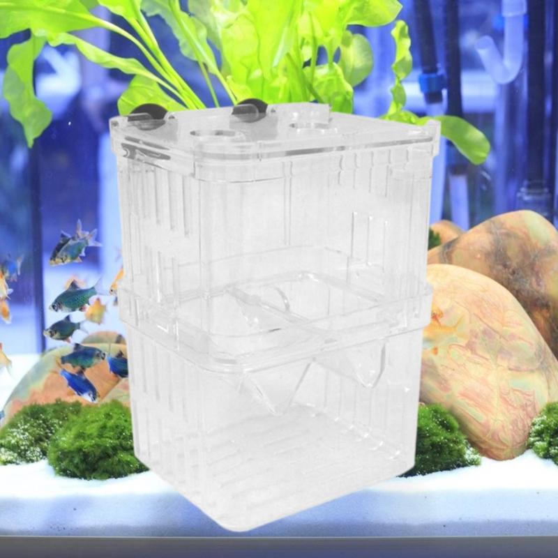 Acryl broedmachine voor aquarium en kweekbak, transparant deksel, broedmachine voor aquarium 13.5 x 10.5cm