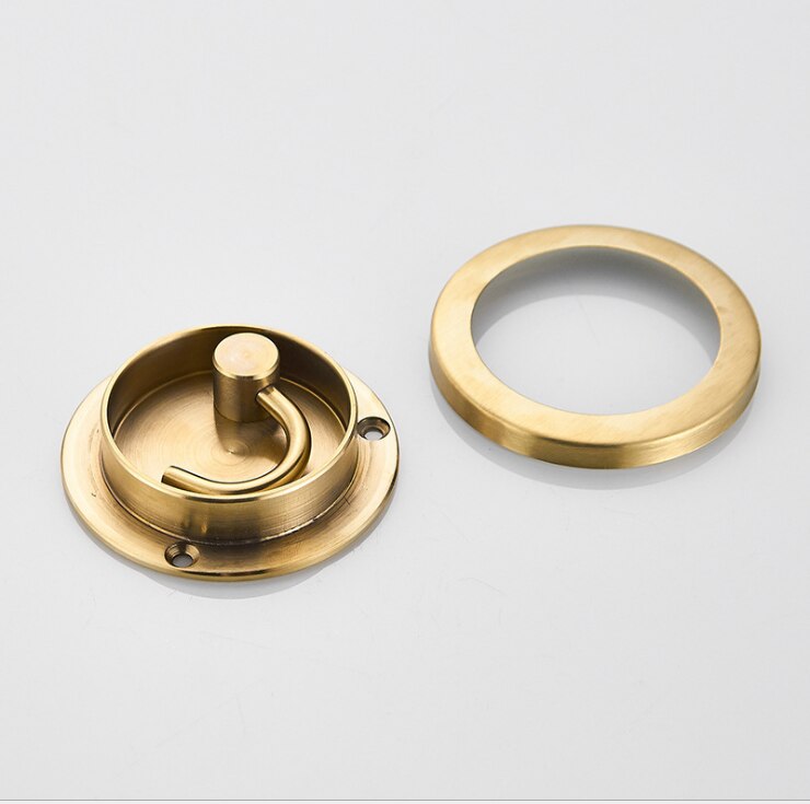 brushed gold 304 stainless steel coat hook wall hanging perforated thickened coat hat single hook kitchen hardware