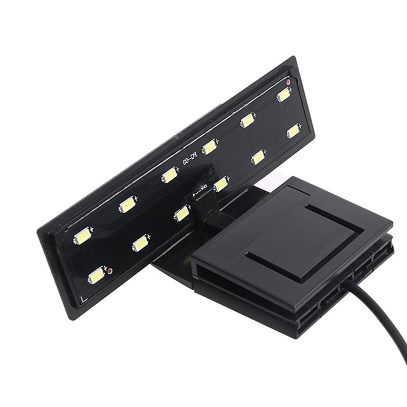 Aquarium 12 Led Verlichting Aquarium Klem Clip Water Plant Grow Wit Kleur Verlichting Eu ! Brand