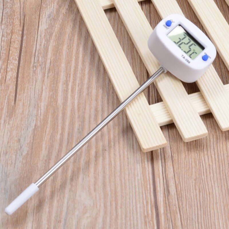 Termómetro Digital giratorio para alimentos, termómetro para barbacoa, carne para horno de chocolate, cocina, LECHE, ACEITE, cocina, termómetro, sonda electrónica