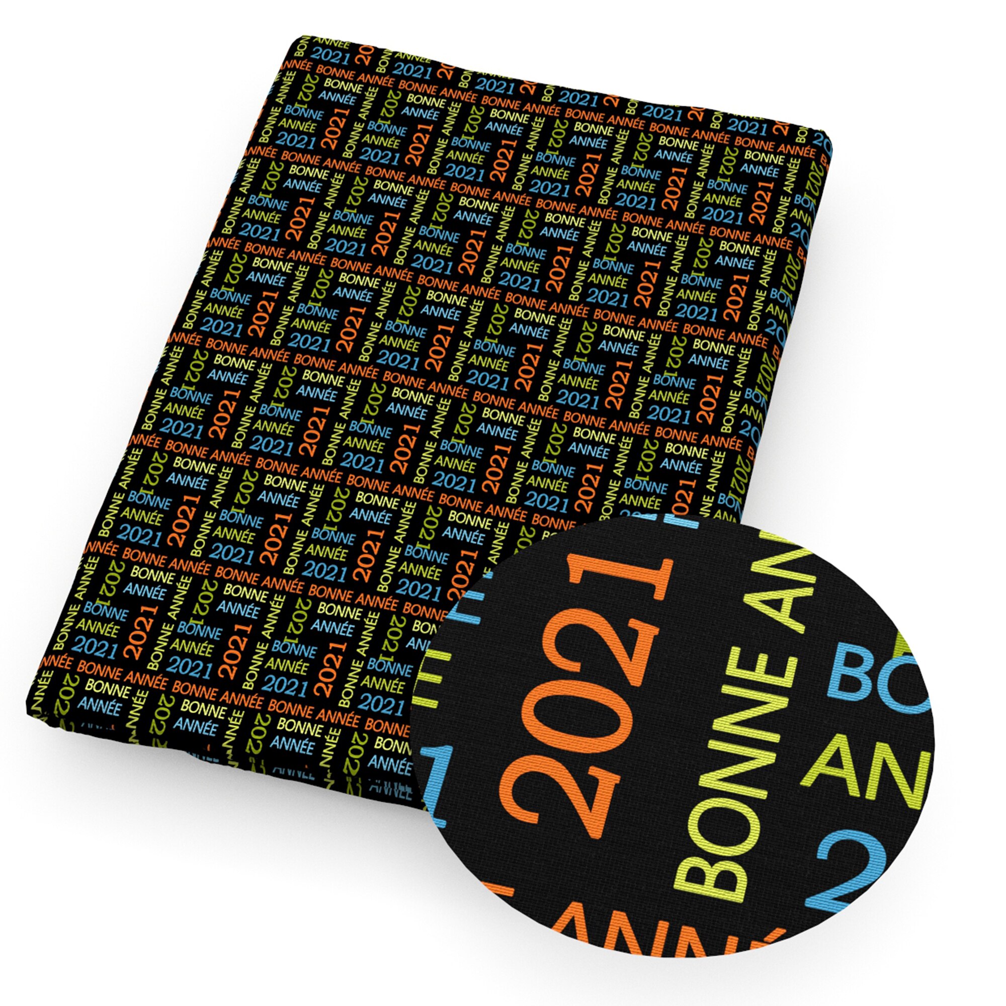 50*145Cm Gelukkig Nieuwjaar Polyester Katoen Voor Naaien Kledingstuk Kleding Quilten Patchwork Stof Tilda Pop, 1Yc13694: 1117254001