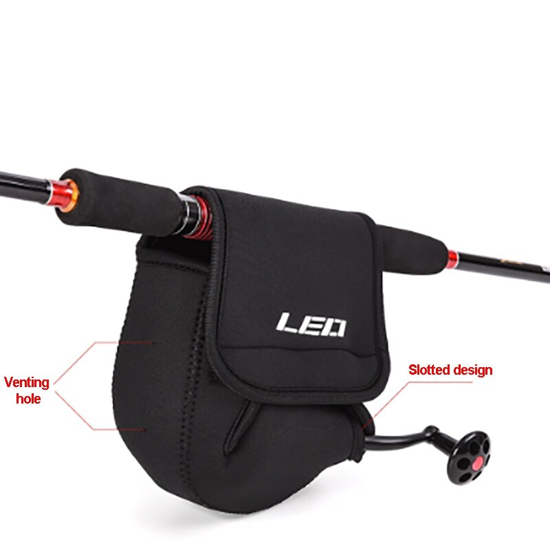 3 Size Super Light And Strong Neoprene Fishing Reel Bag Protective Case Cover Pouch Storage Portable Bag