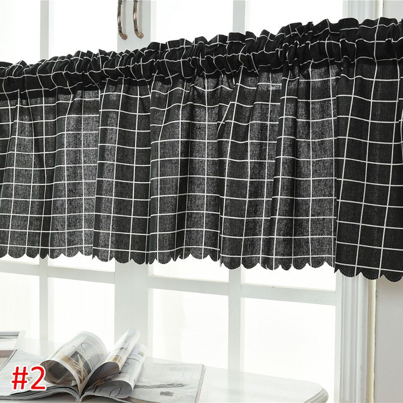 Rideau de cuisine, Court Rideau,Imprimé Rideau pour Armoire,Floral Demi-Rideau ,Drapés pour Fenêtre,Café Décoration du Salon: S2 Short Curtain