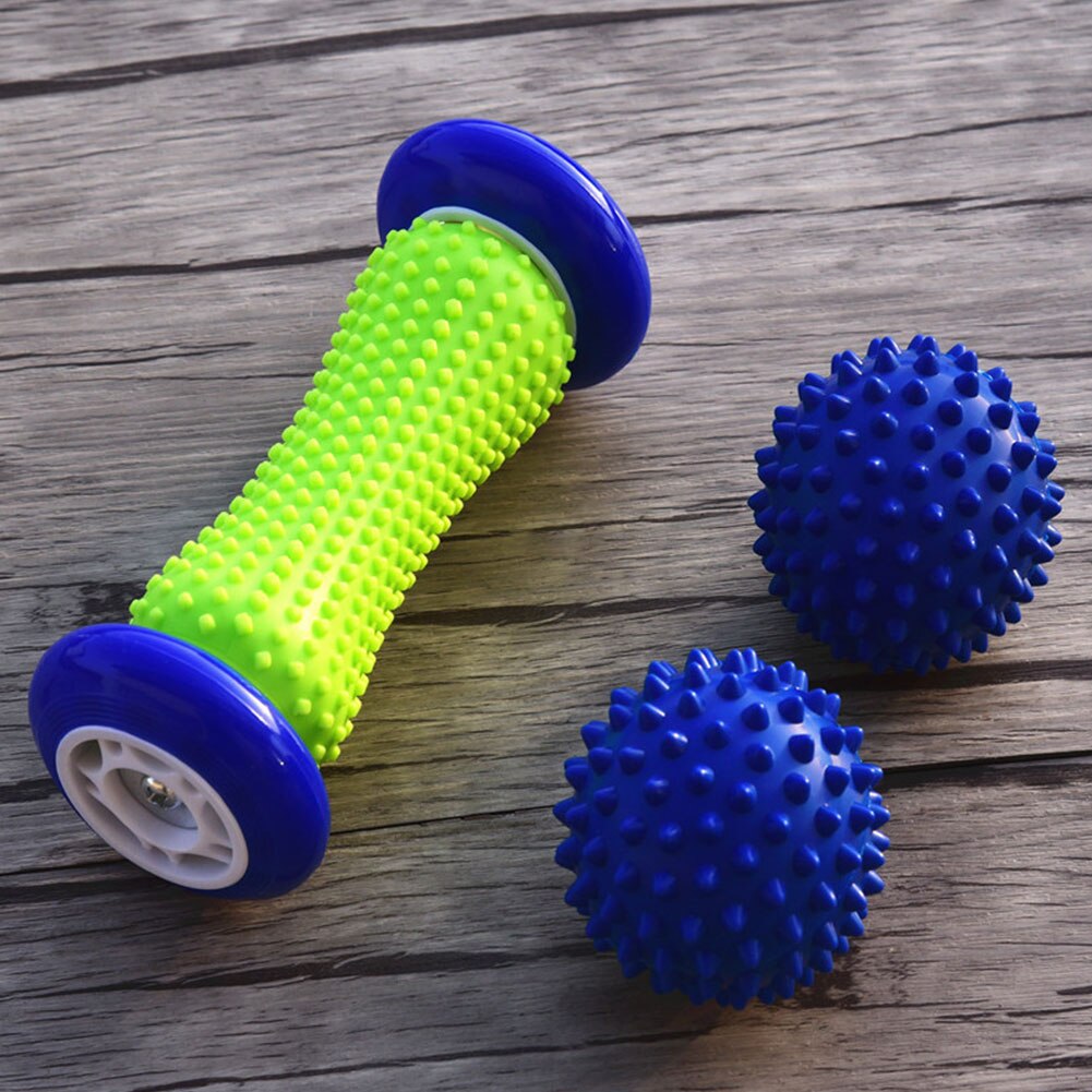 Massage Ball Set Foot Roller Hand Back Gym Fitness Training Relax Muscle Body Therapy Health Care Pain Relief Plantar Fasciitis