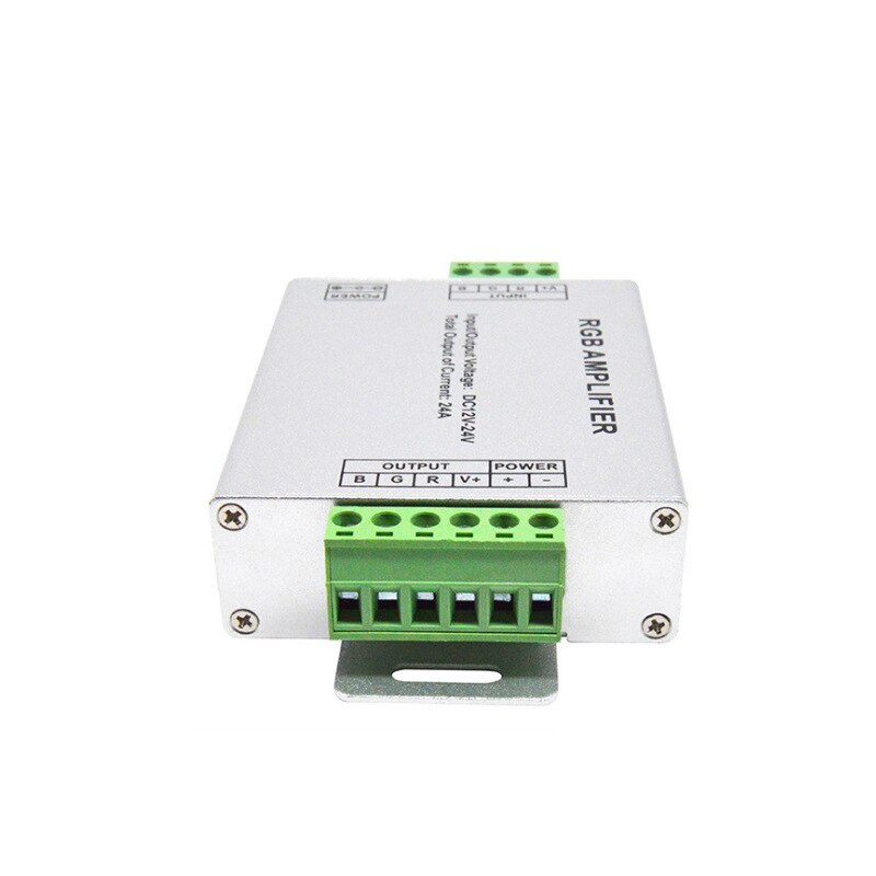 Aluminum 12A/15A/24A/30A Led Amplifier Power Signal Repeater Light Controller DC12V 24V For RGB/RGBW/RGB+CCT 5050 3528 Led Strip