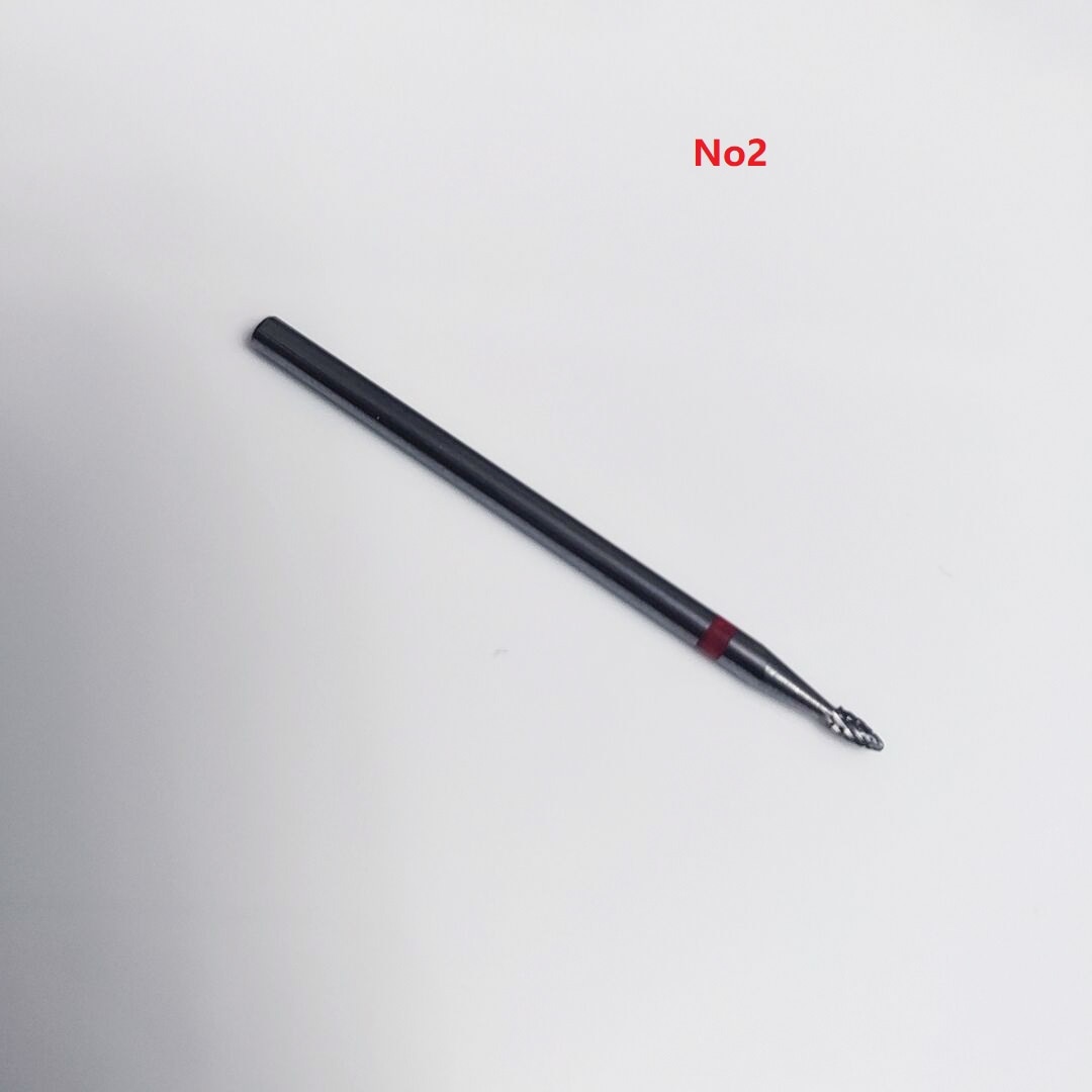 4 Soorten Cuticula Wolfraam Stalen Nail Boor Nail File Carbide Nozzle Gel Remover Nail Cleaner Millings Bit C0202