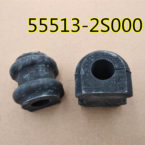 Para hyundai tucson ix IX35 para SPORTAGE buje estabilizador trasero, buje de manga de goma de barra de equilibrio 555132S000. 2 uds