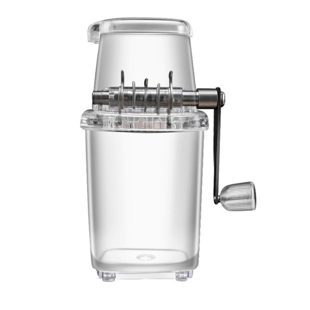 Small Household Ice Crusher Manual Ice Crusher Mini Shaved Ice Machine Manual Snow Cone Smoothie Machine Crusher: Default Title
