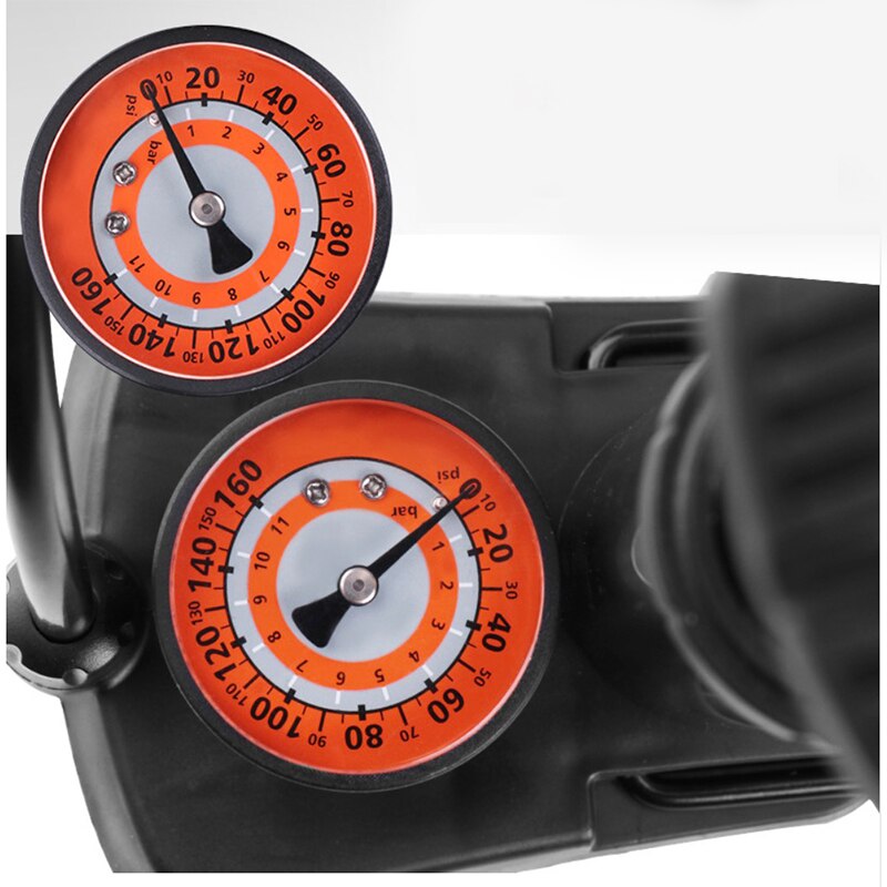 Pump 300psi High-pressure Bike Air Shock Pump For Fork & Rear Suspension Cycling Bicycle Pump Mountain Bike Pump With Gauge