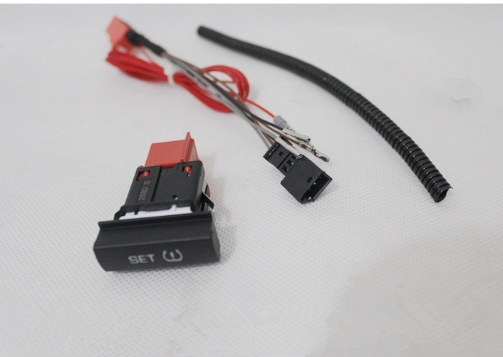 Tire pressure warning TPMS SET switch BUTTON with cable FOR Volkswagen VW Skoda Octavia 1ZD 927 127