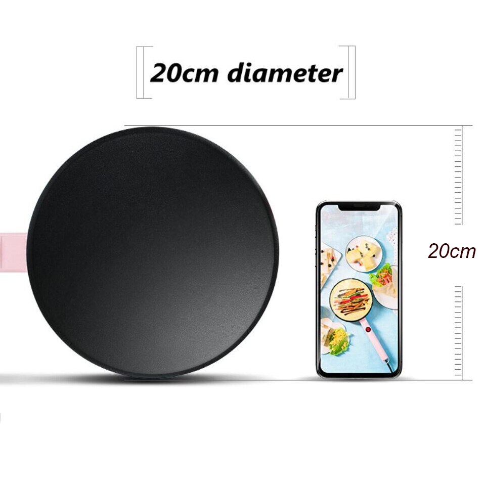 Crepé eléctrico de 220V y 700W máquina de tortitas para Pizza, plancha antiadherente para hornear, pan, pastel, máquina de cocina, herramientas para cocinar tarta