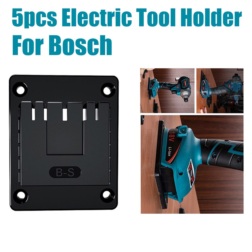 Electric Tool Holder Wall Mount Brackets Hook Storage Rack Power Tool Organizer Fixing Devices For Bosch 14.4-18V Electric Drill