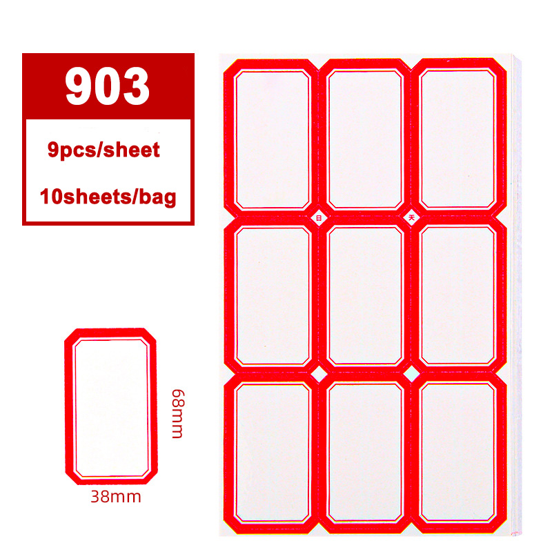 Vari modelli di carta per etichette autoadesiva per ufficio carta orale adesivi per etichette autoadesive prezzo scritto a mano adesivi con nome in carta: Viola