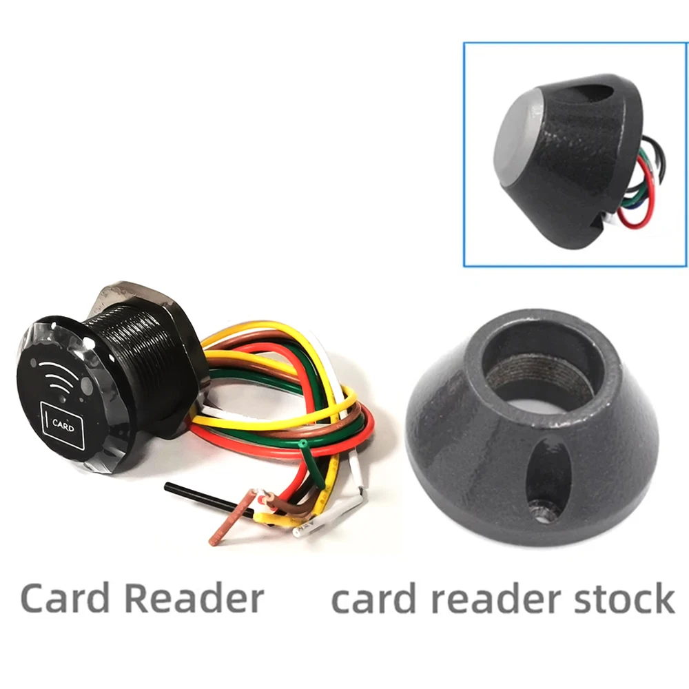 Mini lector de tarjetas de proximidad RFID IP65 impermeable 125KHZ 13,56 MHz lector de tarjetas RFID Wiegand26/34 para sistema de Control de acceso