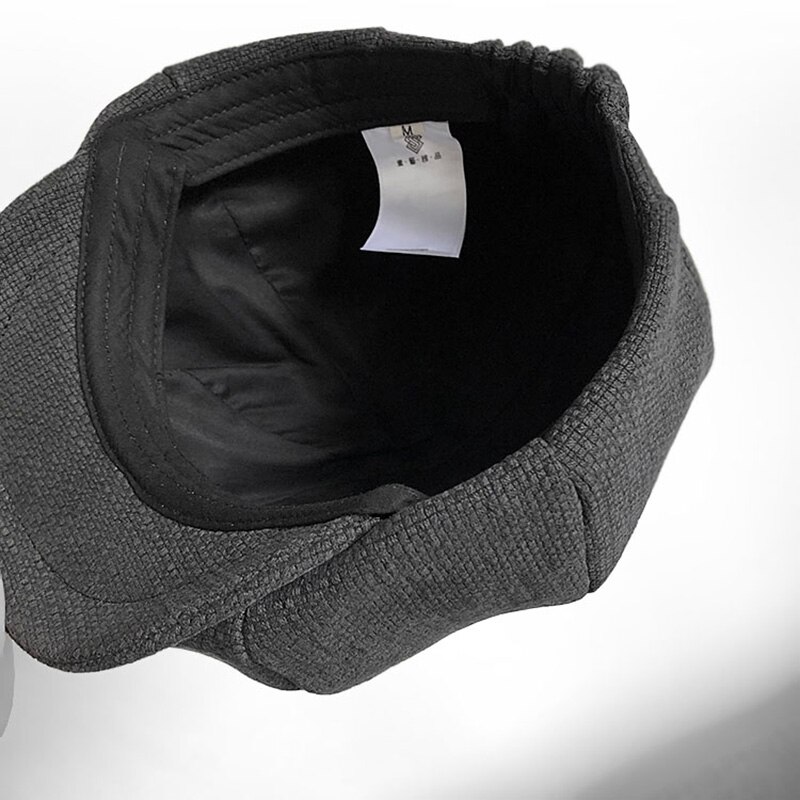 Neue Leinwand männer Hütte Zeitungsjunge Braun Männlichen Großen Kopf Baskenmütze Kappe Dame retro Britischen Motorrad junge Casquette Männlichen Boina Baskenmützen
