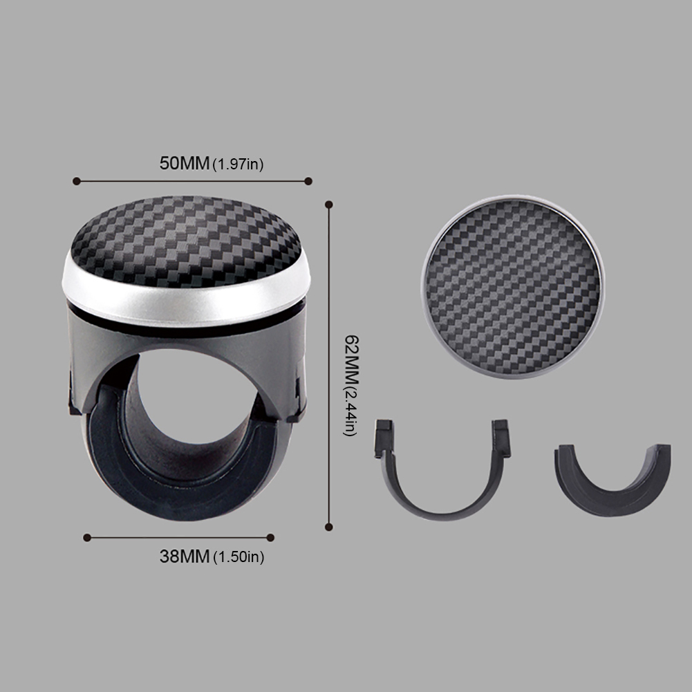 Manopola del volante dell'auto Volante antiscivolo Booster Ruota rotante Spinner Cuscinetto a forma di sfera Maniglia di alimentazione Parti di automobili