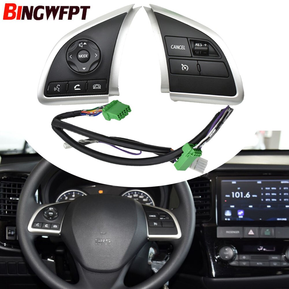 Links &amp; Rechts Tempomat Lenkrad Schalter Für Mitsubishi ASX Audio Android Player Schalter