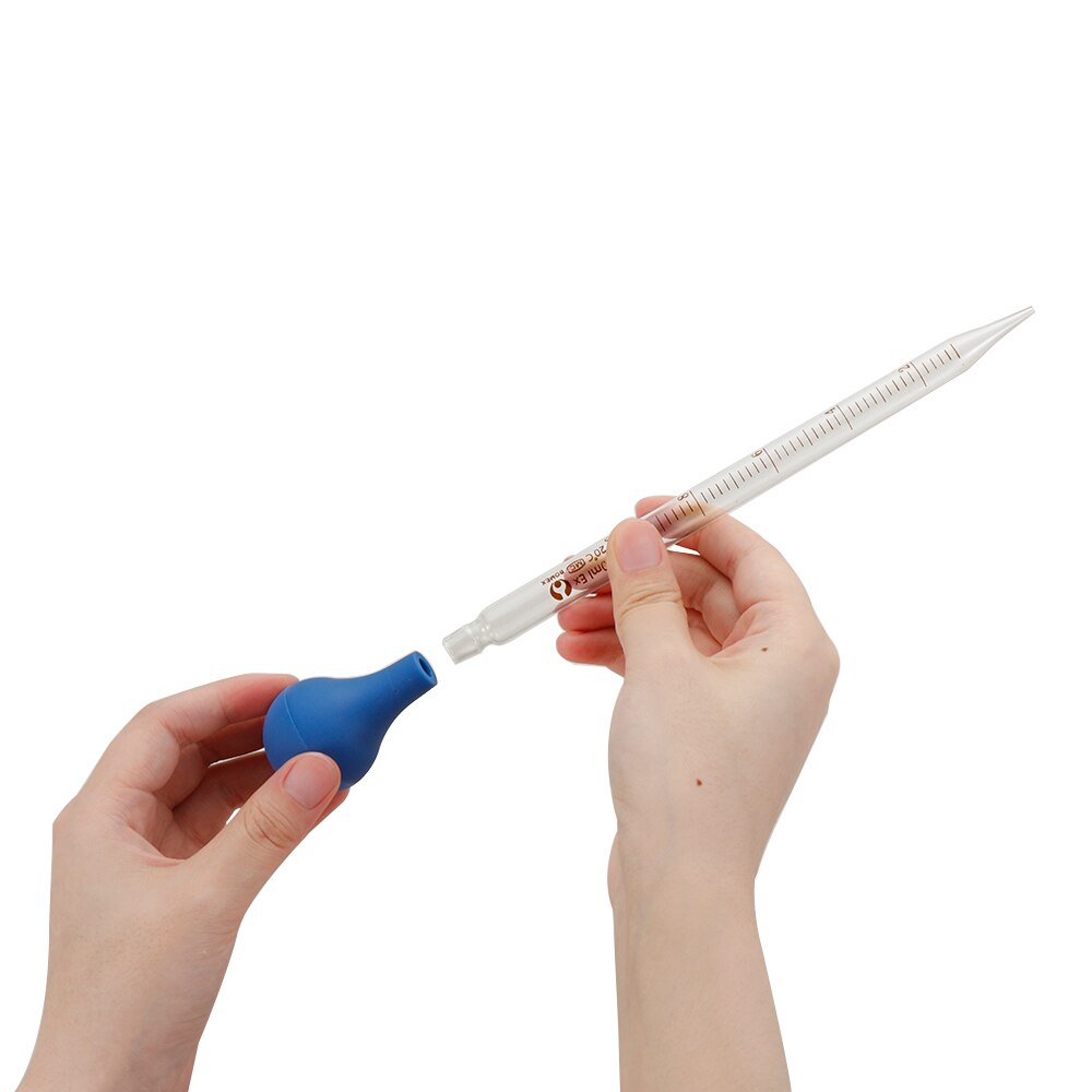 5/10ml Glass Dropper Useful Multi-function Rubber Head Graduated Pipettes Transparent Test Tubes Lab Scale Laboratory Supplies