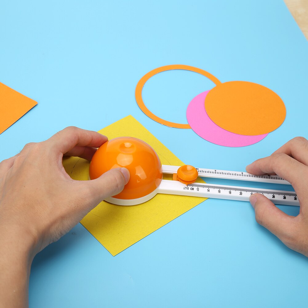 Circle Cutter Round Cutting Knife Patchwork Compass Circle Scrapbooking Paper Card Cutter Paper-Cutting DIY Tool Accessories