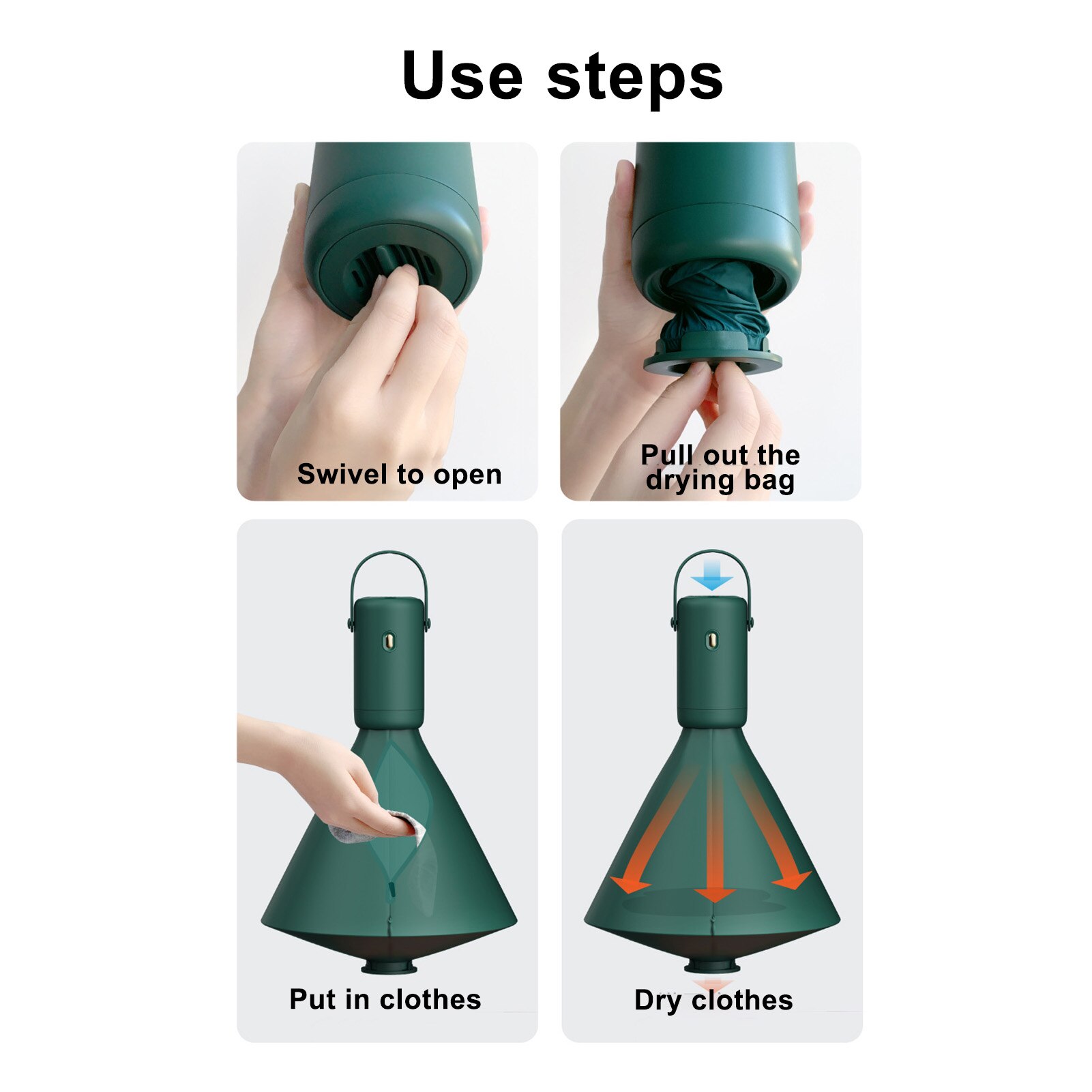 Portable Clothes Dryer Machine Mini Clothes Dryer Automatic Dryer Machine Clothes Drying With Auto Shutoff