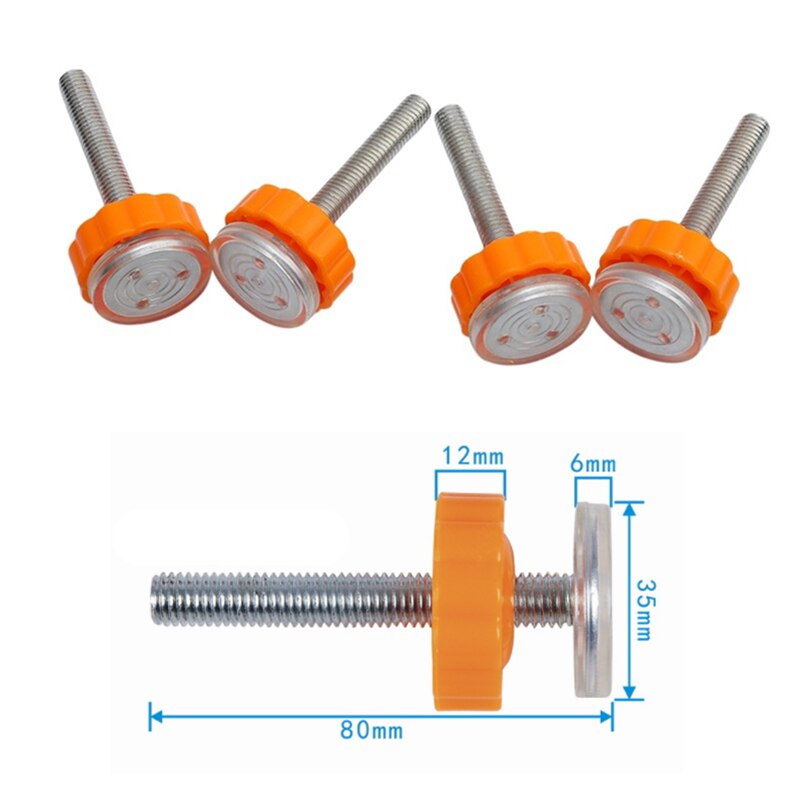 4Pcs/Pack Baby Pet Safety Stairs Gate Screws/Bolts With Locking Nut Spare Part Accessories Kit Baby Safety Doorways