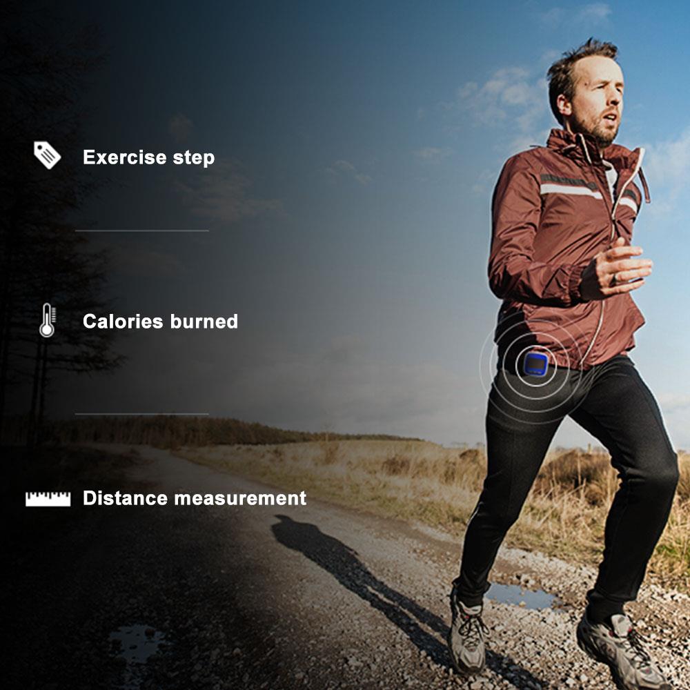 Electronic Running Counter LCD Walking Pedometer Distance Step Counter Calorie Running Step Pedometer Walking Distance Counter