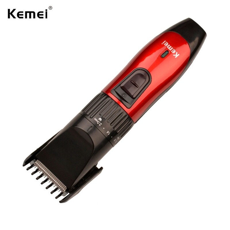 Kemei km -730 genopladelig hårtrimmer frisørmaskine elektrisk shaver til mænd skægtrimmer hårklipper