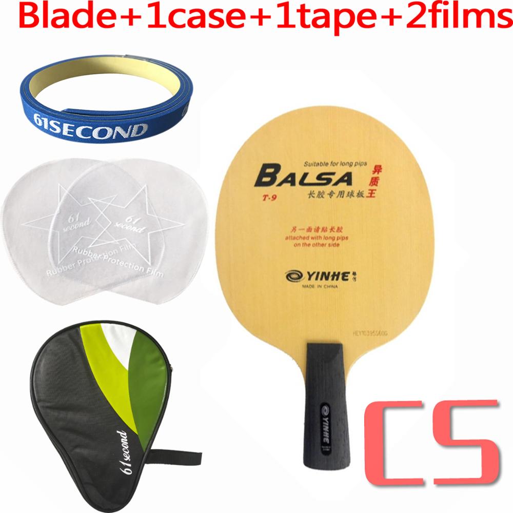 Yinhe via láctea galaxy T-9 t9 t 9 ténis de mesa pingpong lâmina: CS with H 1 case