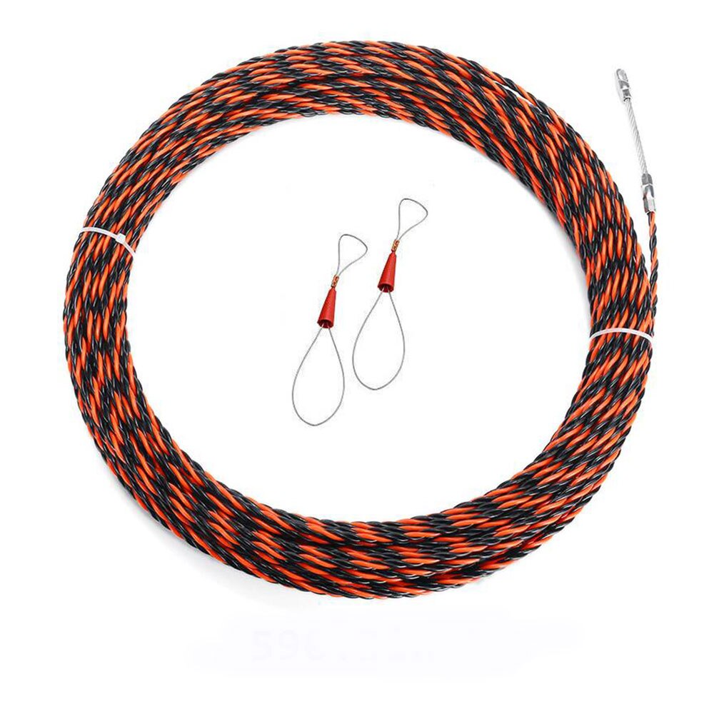 5-15M 5mm Fiber Optic Cable Puller Fiberglass Electric Wire Electrical Tool Tape Cable Guide Device Push Duct Wiring Accessories