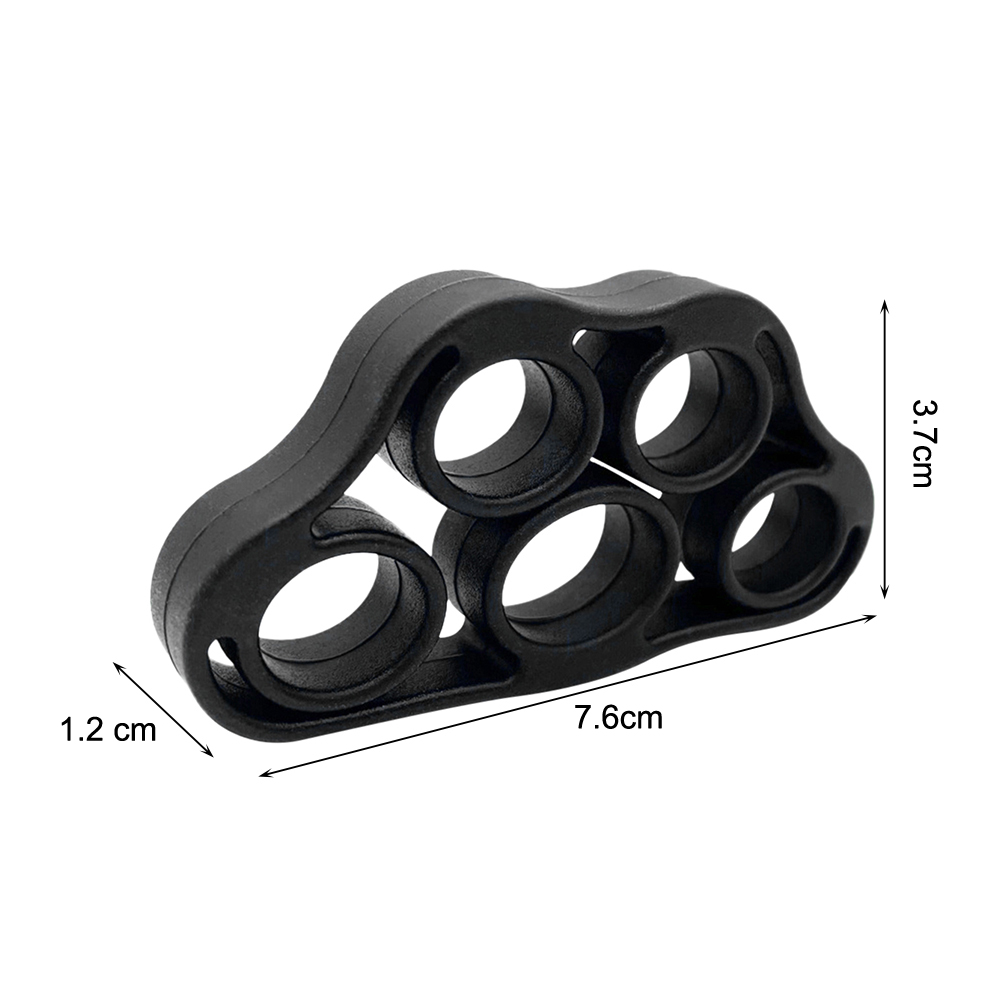 5 Finger Extender Hand Grip Silicone Gripper Strengthening Forearm Exerciser Vein Grip Training Expander Gym Fitness Gripster: Red