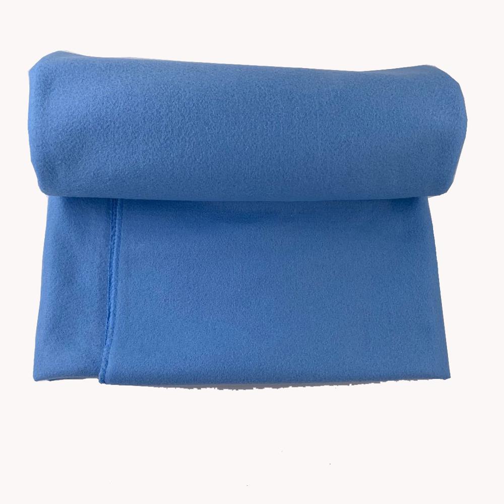 Goede polyester reis zachte warmhoud blauwe deken meubelstof