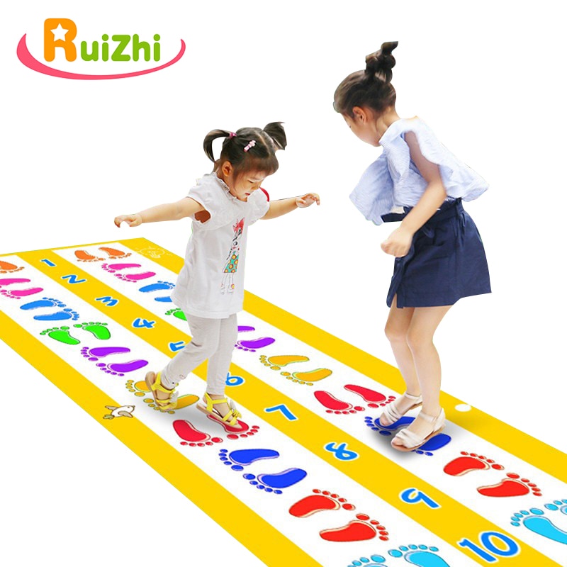 Ruizhi freundlicher Hand und Füße Spiel Springen Teppich matt freundlicher springen Gitter Pad Kindergarten Team Spiel drinnen draussen Ausbildung Spielzeug